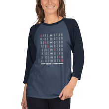 Load image into Gallery viewer, Ride Utah Word Play 3/4 sleeve raglan unisex shirt