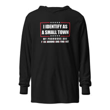 Load image into Gallery viewer, Small Town Hooded long-sleeve tee