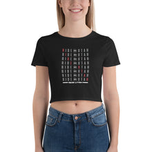 Load image into Gallery viewer, Ride Utah Word Play Women’s Crop Tee