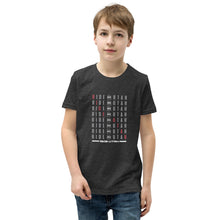 Load image into Gallery viewer, Ride Utah Word Play Youth Short Sleeve T-Shirt
