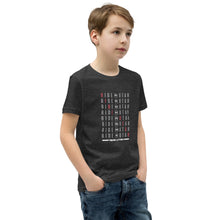 Load image into Gallery viewer, Ride Utah Word Play Youth Short Sleeve T-Shirt