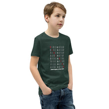 Load image into Gallery viewer, Ride Utah Word Play Youth Short Sleeve T-Shirt