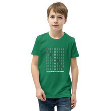Load image into Gallery viewer, Ride Utah Word Play Youth Short Sleeve T-Shirt