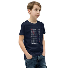 Load image into Gallery viewer, Ride Utah Word Play Youth Short Sleeve T-Shirt