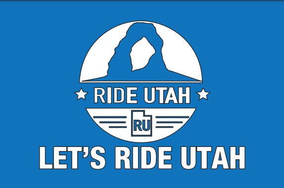 Single Sided Let's Ride Utah Flag PREORDER
