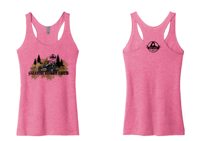 PREORDER Greatest Dirt on Earth- SXS Design Ladies Tank Tops