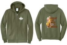 Load image into Gallery viewer, PREORDER Greatest Dirt on Earth- Dirt Design ZIP UP Hoodie
