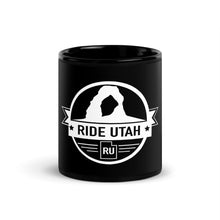 Load image into Gallery viewer, Ride Utah Black Glossy Mug
