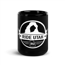 Load image into Gallery viewer, Ride Utah Black Glossy Mug
