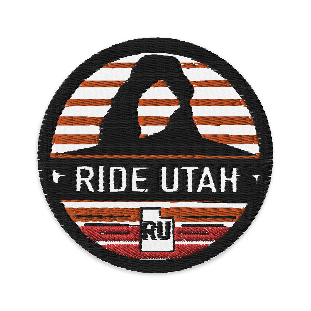 Ride Utah Embroidered patches