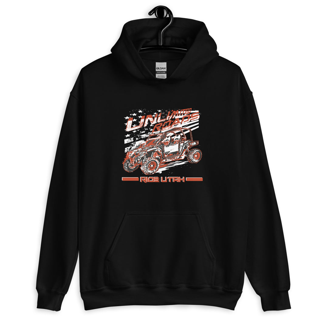 Ride Utah Unlimited Roads Unisex Hoodie