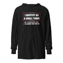 Load image into Gallery viewer, Small Town Hooded long-sleeve tee
