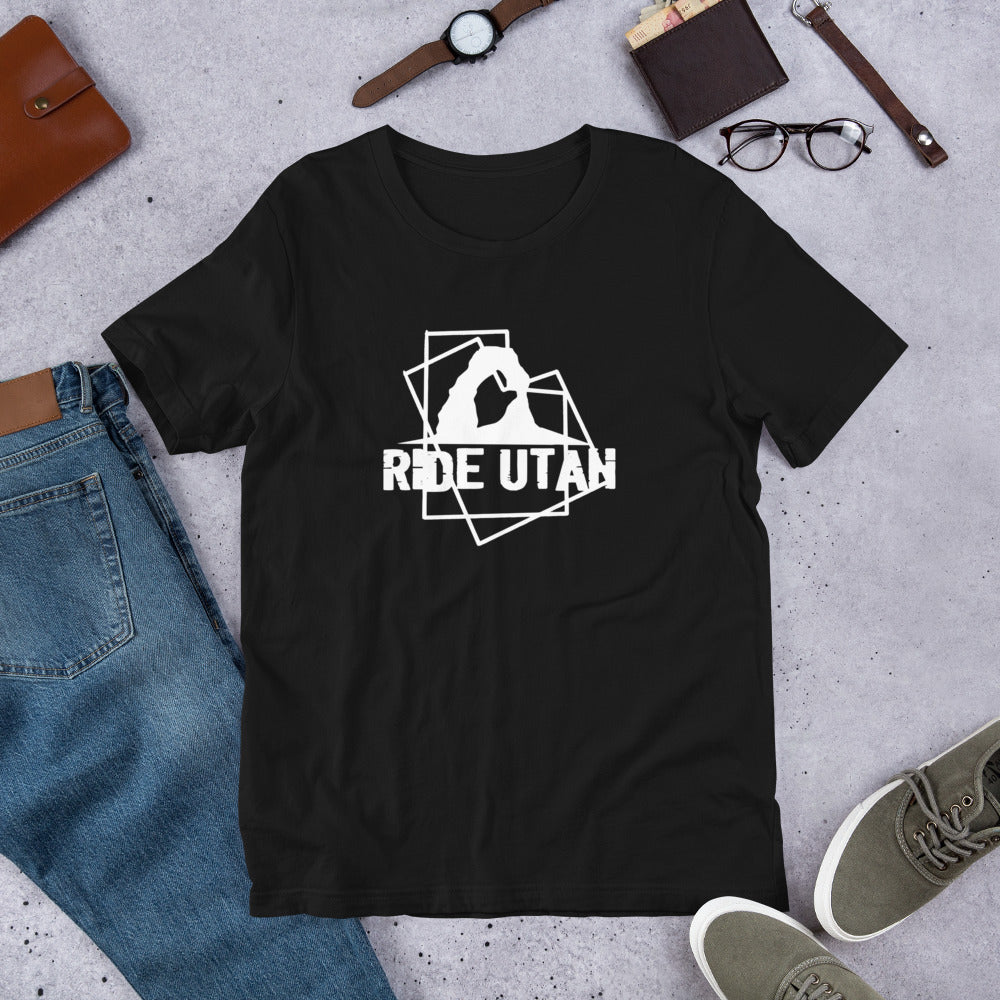 Ride Utah Arch Unisex t-shirt